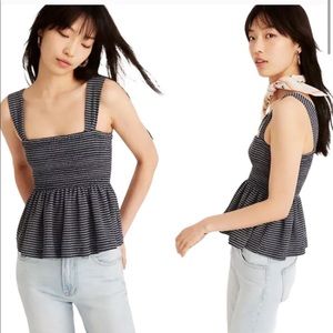 Madewell Peplum Tank Top